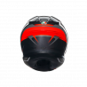 CASCO INTEGRALE K6 S AGV E2206 MPLK SLASHCUT BLACK GREY RED | AGV