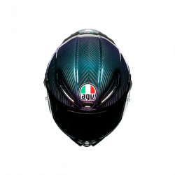 CASCO INTEGRALE PISTA GP RR AGV E2206 DOT MPLK MONO IRIDIUM CARBON | AGV