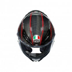 CASCO INTEGRALE PISTA GP RR AGV E2206 DOT MPLK PERFORMANCE CARBON RED | AGV