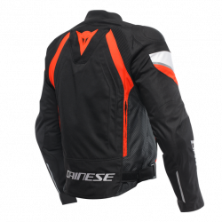 GIACCA AVRO 5 TEX JACKET BLACK RED-FLUO WHITE | DAINESE