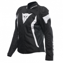 GIACCA AVRO 5 TEX JACKET WMN BLACK WHITE BLACK | DAINESE