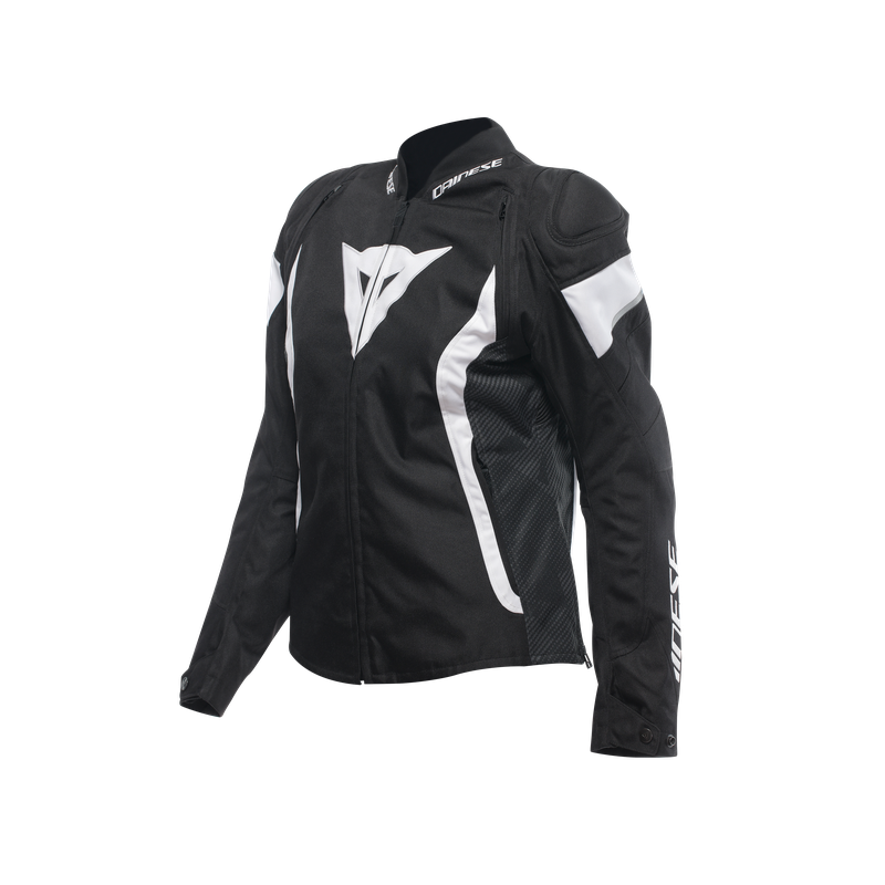 GIACCA AVRO 5 TEX JACKET WMN BLACK WHITE BLACK | DAINESE