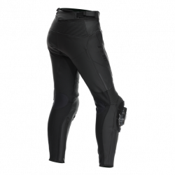 PANTALONI DELTA 4 LEATHER PANTS WMN BLACK BLACK | DAINESE