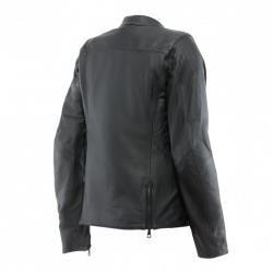 GIACCA ITENERE LEATHER JACKET WOMAN BLACK| DAINESE