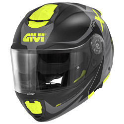 CASCO MODULARE X27 DIMENSION NERO TITANIO GIALLO  | GIVI