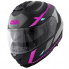 CASCO MOD X21 EVO NUMBER LADY NERO OPACO TITANIO ROSA | GIVI