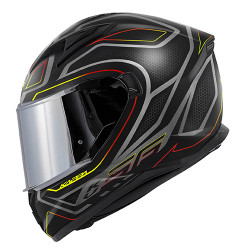 CASCO INTEGRALE KV56F NEON  NERO OPACO ROSSO | KAPPA