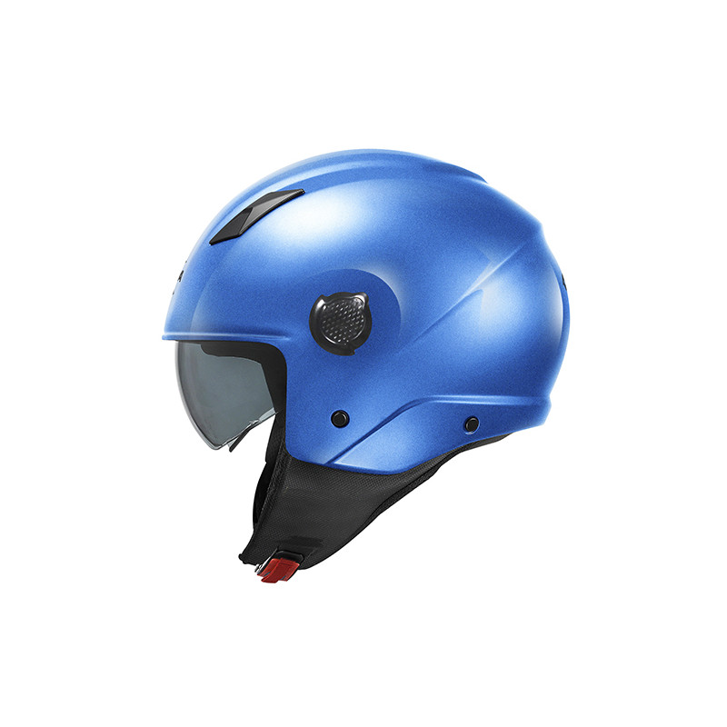 CASCO DEMI-JET KV58 BLU LUCIDO | KAPPA