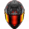 CASCO INTEGRALE SPARTAN RS SHAYTAN MAT BLACK RED ANTHRACITE | SHARK HELMETS