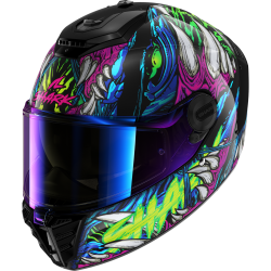 CASCO INTEGRALE SPARTAN RS SHAYTAN BLACK GREEN VIOLET |...