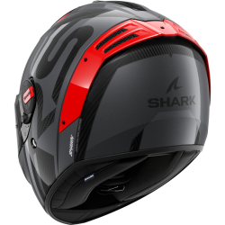 CASCO INTEGRALE SPARTAN RS CARBON SHAWN CARBON ORANGE SILVER | SHARK HELMETS