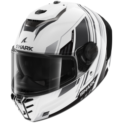 CASCO INTEGRALE SPARTAN RS BYRHON WHITE BLACK CHROM |...