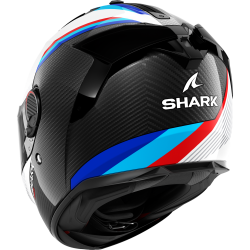 CASCO INTEGRALE SPARTAN GT PRO DOKHTA CARBON CARBON WHITE BLUE | SHARK HELMETS