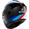 CASCO INTEGRALE SPARTAN GT PRO DOKHTA CARBON CARBON WHITE BLUE | SHARK HELMETS