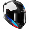 CASCO INTEGRALE SPARTAN GT PRO DOKHTA CARBON CARBON WHITE BLUE | SHARK HELMETS