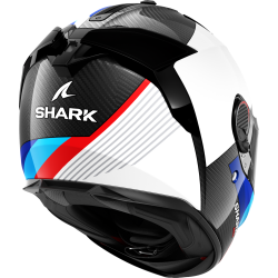 CASCO INTEGRALE SPARTAN GT PRO DOKHTA CARBON CARBON WHITE BLUE | SHARK HELMETS