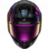 CASCO INTEGRALE D-SKWAL 3 MAYFER BLACK VIOLET GLITTER | SHARK HELMETS