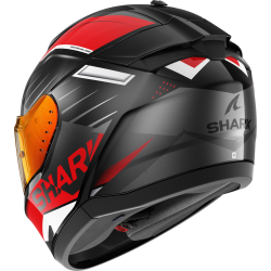 CASCO INTEGRALE RIDILL 2 BERSEK  BLACK RED ANTHRACITE | SHARK HELMETS