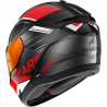 CASCO INTEGRALE RIDILL 2 BERSEK  BLACK RED ANTHRACITE | SHARK HELMETS