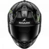 CASCO INTEGRALE RIDILL 2 MOLOKAI BLACK SILVER GREEN | SHARK HELMETS