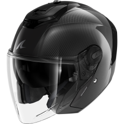 CASCO RS JET CARBON BLANK CARBON BLACK CARBON | SHARK HELMETS