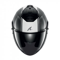 CASCO RS JET CARBON BLANK CARBON WHITE BLACK | SHARK HELMETS