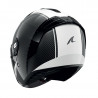 CASCO RS JET CARBON BLANK CARBON WHITE BLACK | SHARK HELMETS