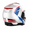 CASCO MODULARE N100-6 SURVEYOR N-COM 024 METAL WHITE BLUE - RED - BLACK METAL BLACK  | NOLAN