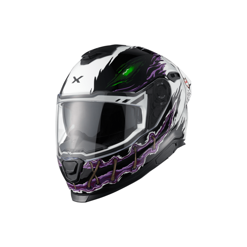 CASCO INTEGRALE Y.100R NIGHT RIDER WHITE  | NEXX HELMETS