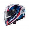 CASCO INTEGRALE AVALON X OPTIC WHITE / BLUE / RED | CABERG