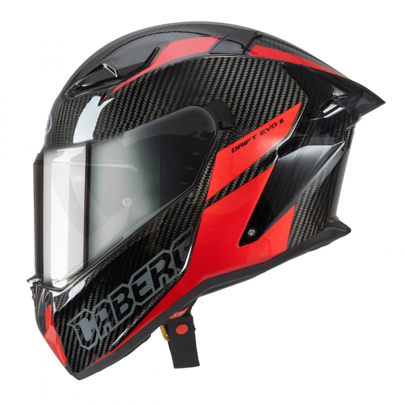 CASCO INTEGRALE DRIFT EVO II CARBON NOVA RED | CABERG