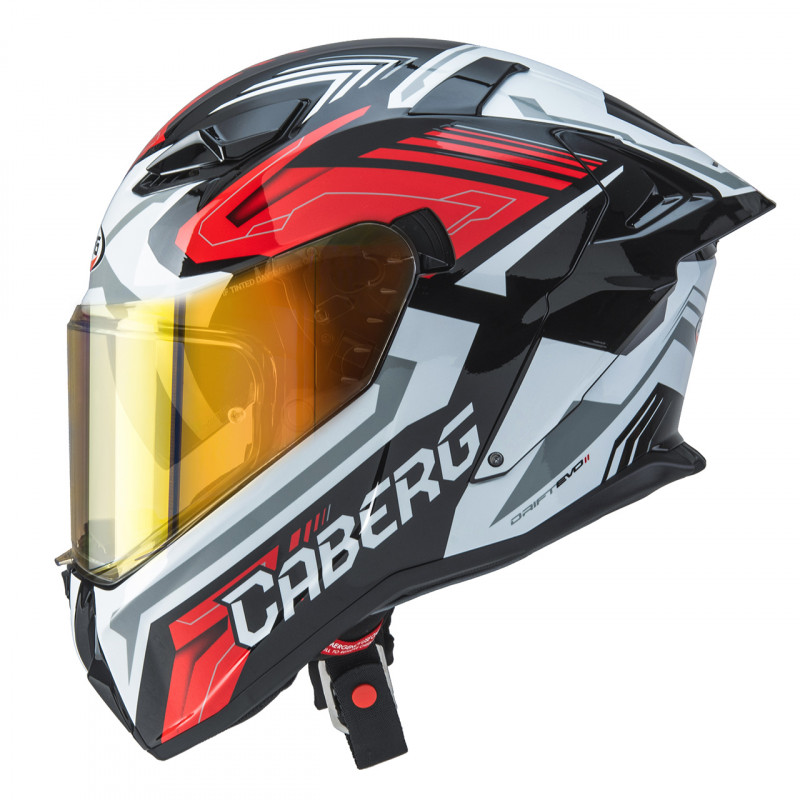 CASCO INTEGRALE DRIFT EVO II JARAMA BLACK / RED / WHITE | CABERG