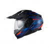 CASCO INTEGRALE X.WED3 TRAILMANIA BLUE RED MT  | NEXX HELMETS