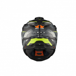 CASCO INTEGRALE X.WED3 TRAILMANIA GREY NEON MT  | NEXX HELMETS