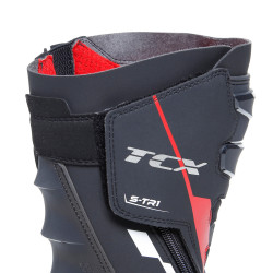 STIVALI MOTO S-TR1 BLACK/RED/WHITE | TCX BOOTS