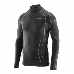 MAGLIA RACE3 MANICA LUNGA GIROC. NERO L/XL | X-TECH