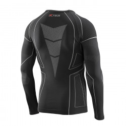 MAGLIA RACE3 MANICA LUNGA GIROC. NERO S/M | X-TECH