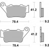 SET PASTIGLIE  CARBON CERAMIC 07BB02CC | BREMBO