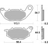 SET PASTIGLIE  CARBON CERAMIC 07YA52CC | BREMBO