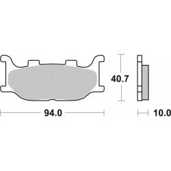 SET PASTIGLIE  SINTER ANT. LA 07YA34LA | BREMBO