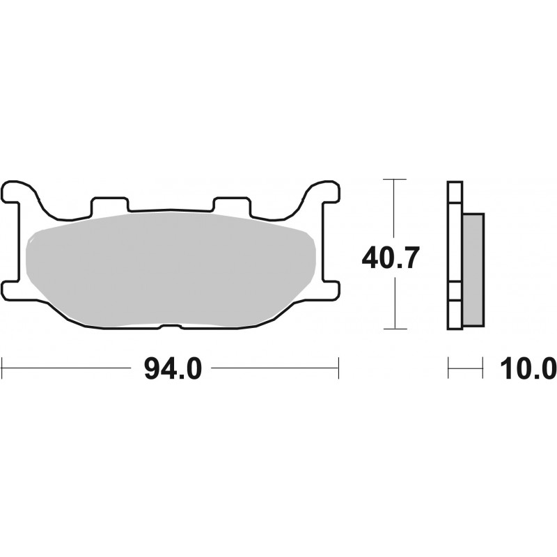 SET PASTIGLIE  SINTER ANT. LA 07YA34LA | BREMBO