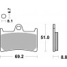 SET PASTIGLIE  SINTER RACING 07YA23SR | BREMBO