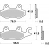 SET PASTIGLIE  CARBON CERAMIC 07YA2206 | BREMBO