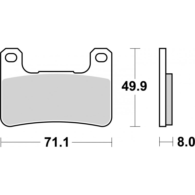 SET PASTIGLIE  SINTER ANT. LA 07SU27LA | BREMBO