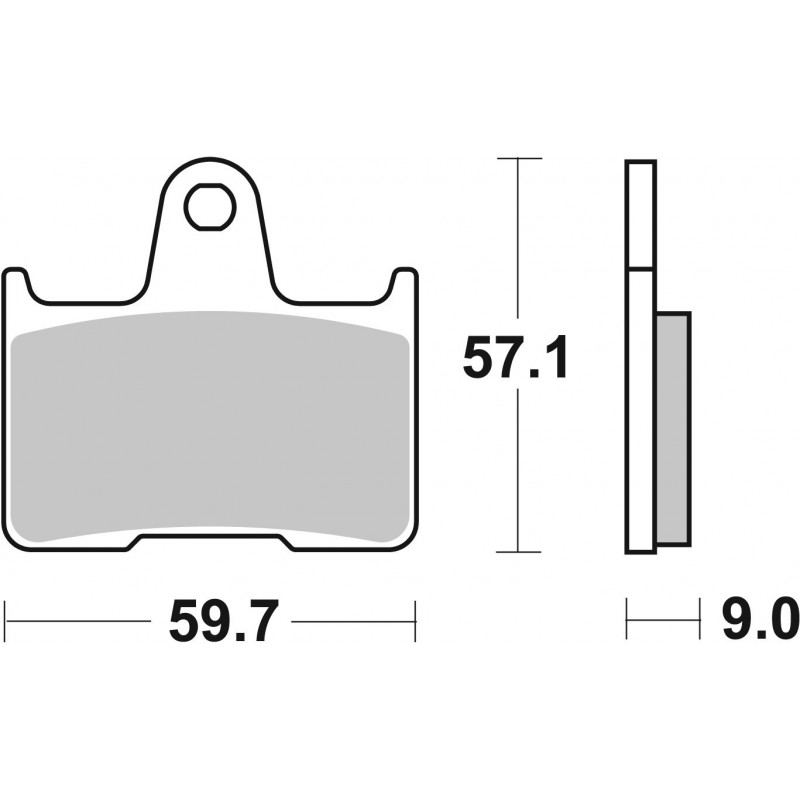 SET PASTIGLIE  SINTER POST. 07SU25SP | BREMBO