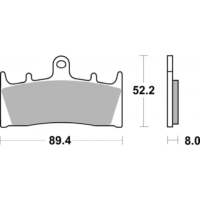 SET PASTIGLIE  SINTER ANT. LA 07SU19LA | BREMBO