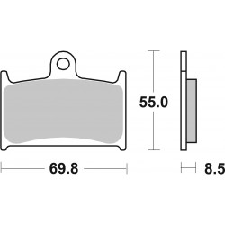 SET PASTIGLIE  SINTER RACING 07SU14SR | BREMBO