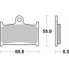 SET PASTIGLIE  SINTER RACING 07SU14SR | BREMBO