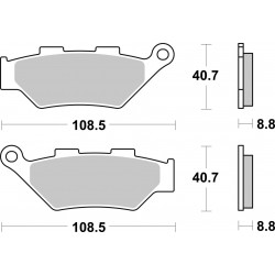 SET PASTIGLIE  SINTER ANT. 07KS07SA | BREMBO