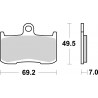 SET PASTIGLIE  SINTER ANT. LA 07KA23LA | BREMBO